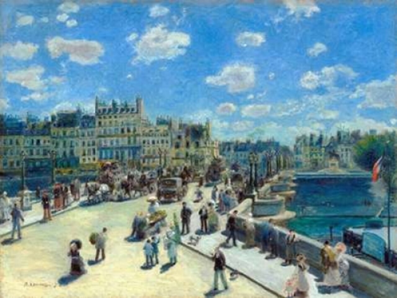 Pont Neuf Paris Poster Print by Pierre-Auguste Renoir - Item # VARPDX3PR1417